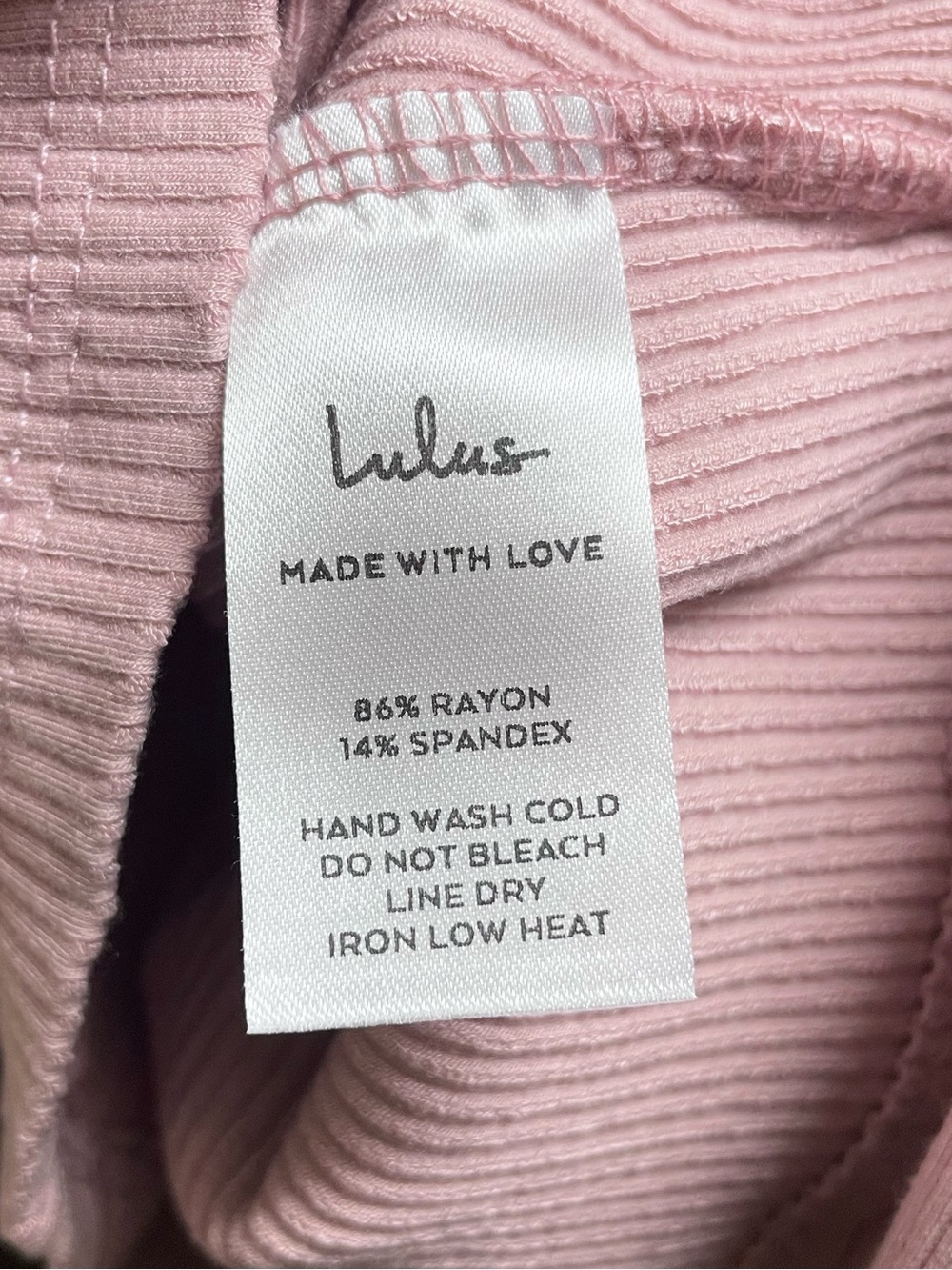 Lulu's Pink Ribbed Tank & Skirt Set - Picture 5 of 5
